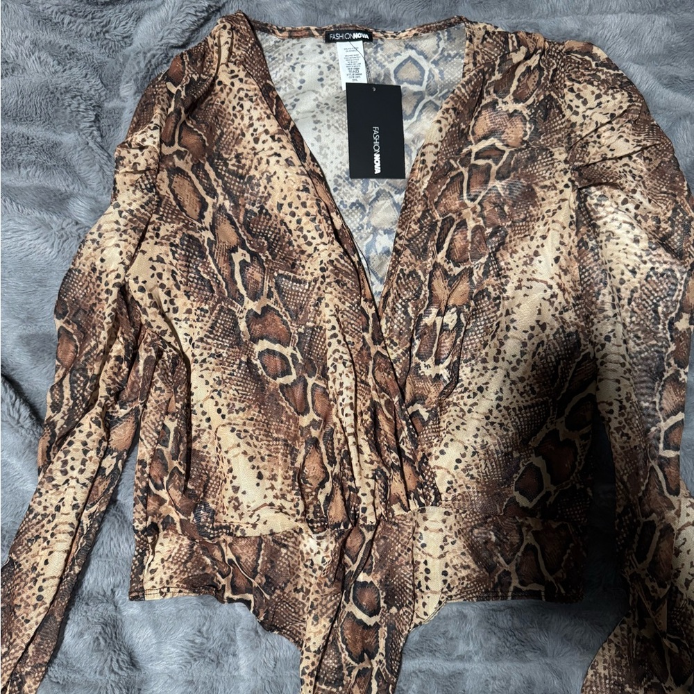 Snakeskin bodysuit, leopard bodysuit , bodysuit, going out shirt , trendy top